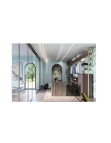 CABINA BOISERY TEXTURE E BROWN +CONSOLLE TEAK