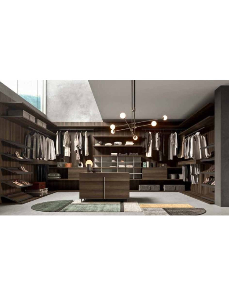 CABINA ARMADIO PASSEPARTOUT CON COMO FILO 3 CASSETTI