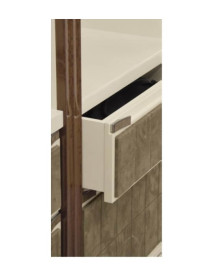 PARTICOLARI CABINA ARMADIO IN  ESSENZA DI  PALISSANDRO  E  LACCATURE