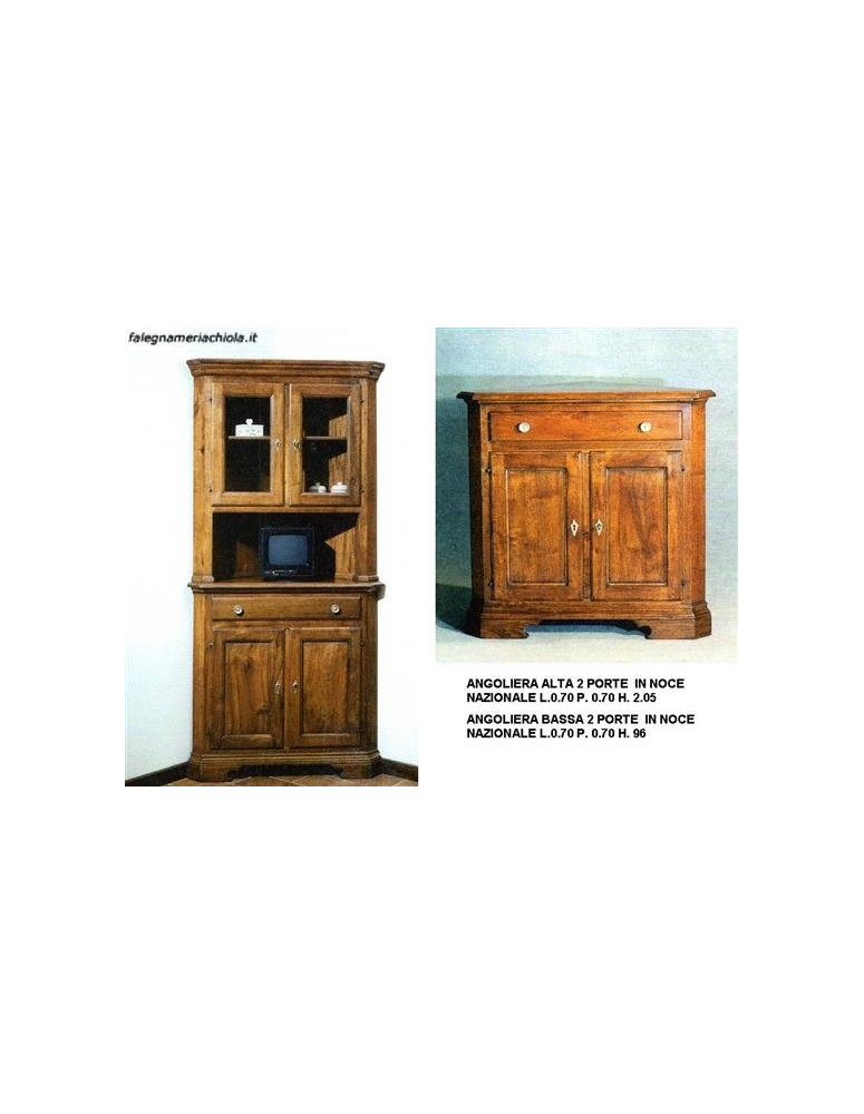 ANGOLIERA ALTA CON VETRINA