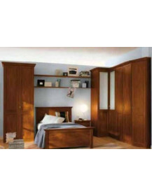 CAMERETTA CON LETTO DA 1.38 PIU ARMADIO ANGOLARE
