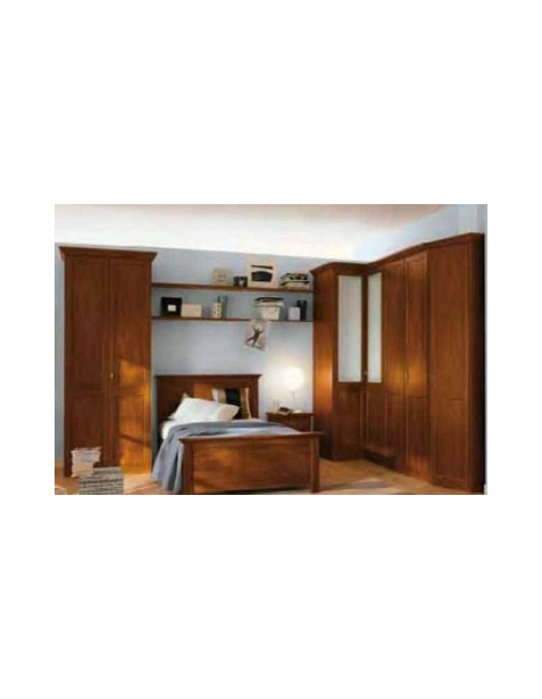 CAMERETTA CON LETTO DA 1.38 PIU ARMADIO ANGOLARE
