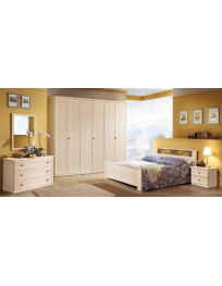 CAMERA CON ARMADIO 6 ANTE CON LETTO CON INSERTO COMPLETA