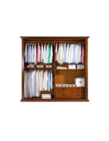 CAMERA IN LEGNO IN FRASSINO COLORE NOCE