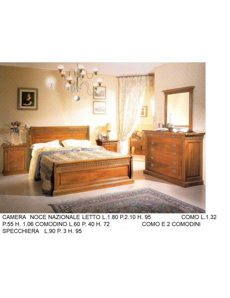 CAMERA MASSICCIA CON FREGI INTAGLIATI