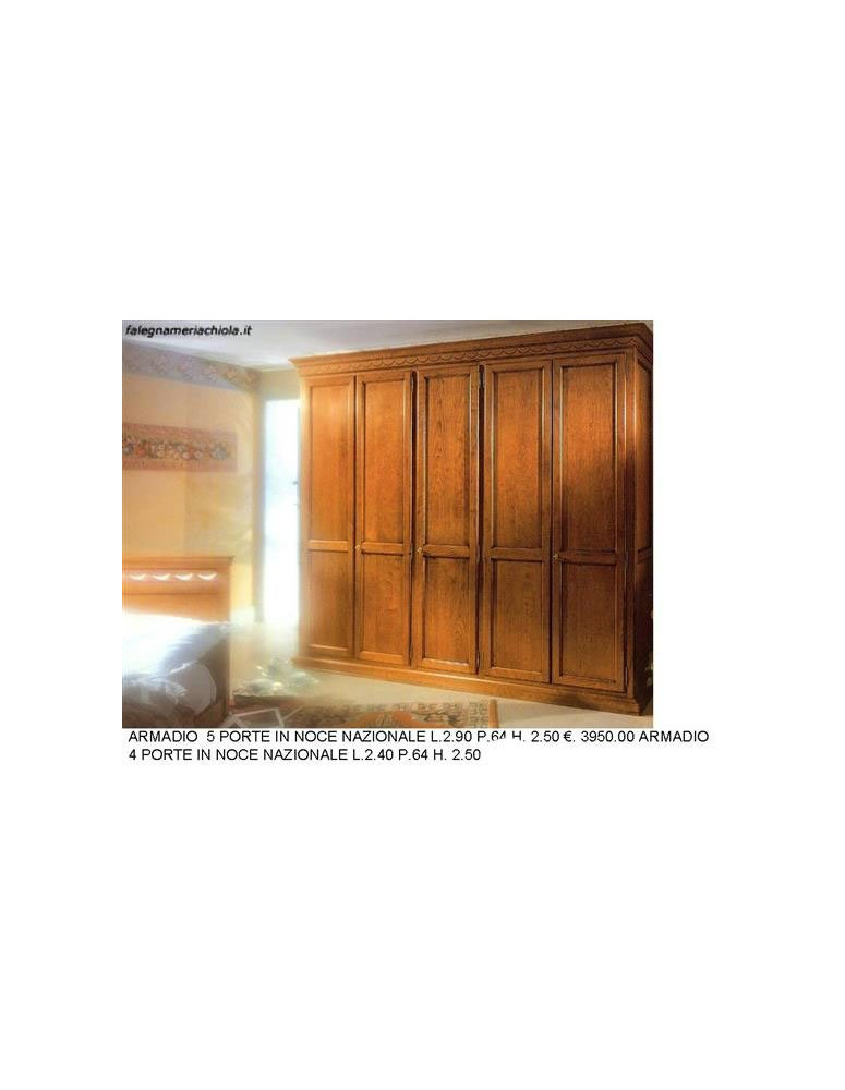 CAMERA ARMADIO INTAGLIATO