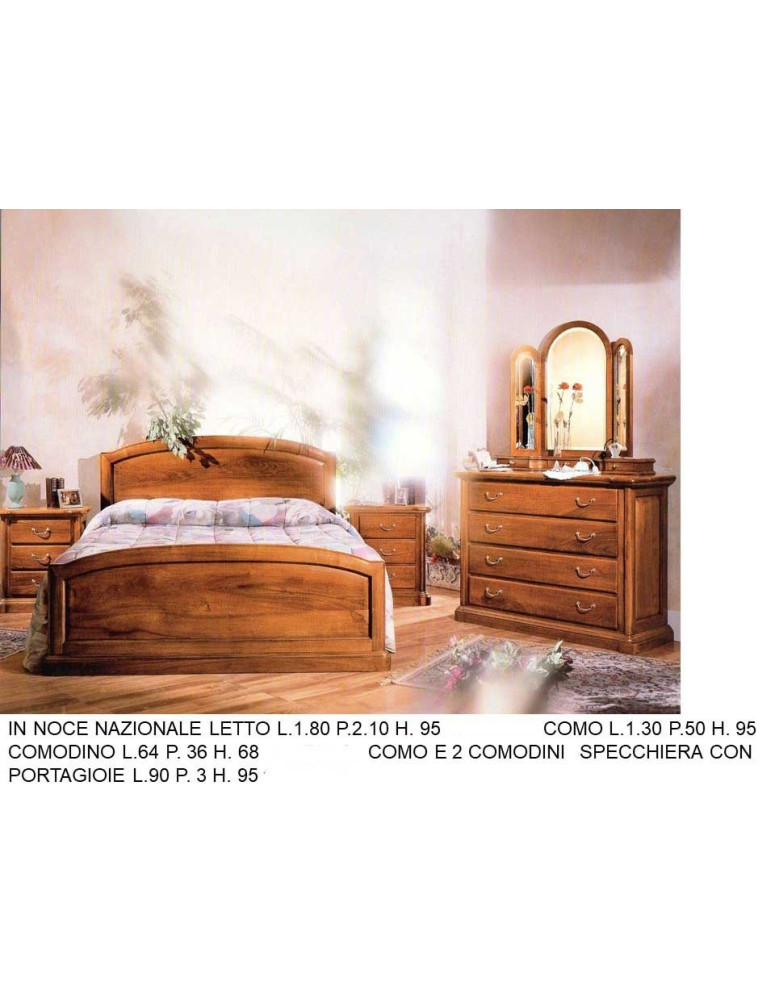 CAMERA MASSICCIA CON SPECCHIO E PORTAGIOIE