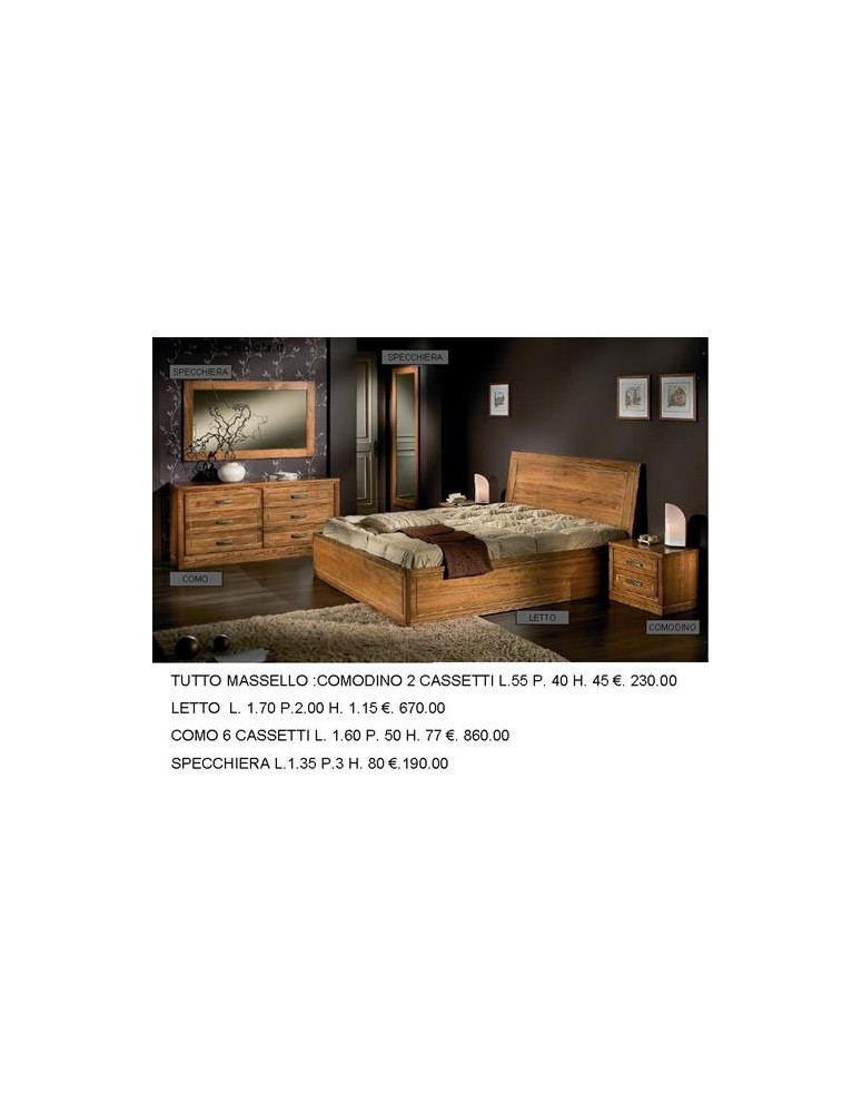 CAMERA MASSELLO VERNICIATA