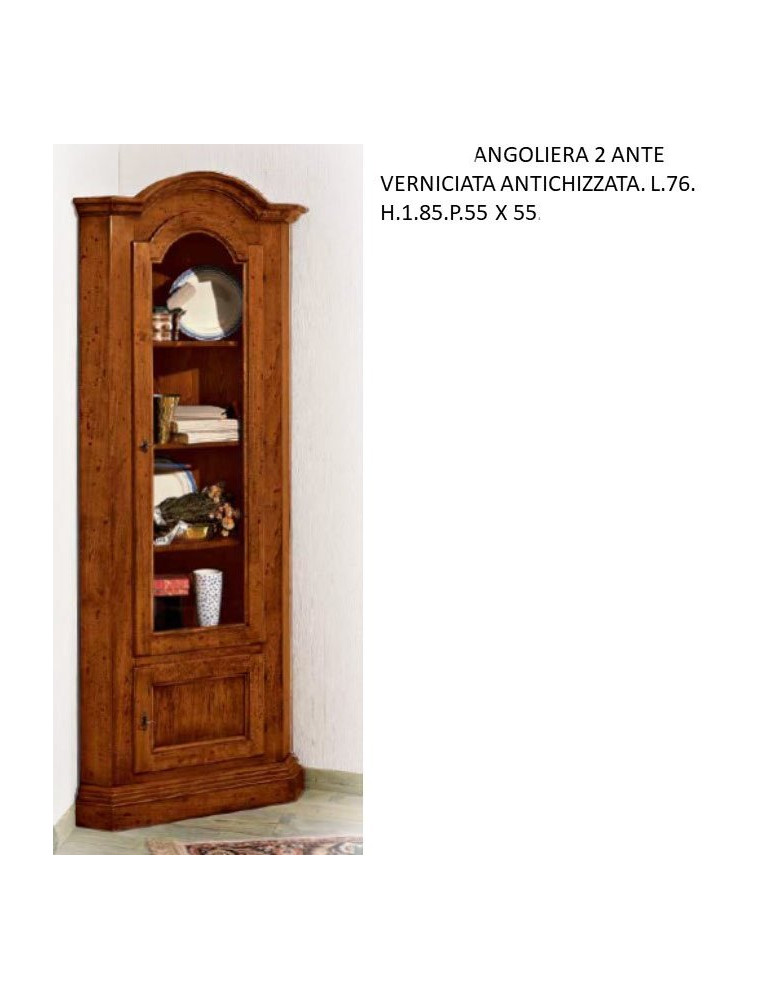 ANGOLIERA 2 ANTE VERNICIATA ANTICHIZZATA.