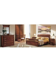 CAMERA MATRIMONIALE COMPLETA VERNICIATA