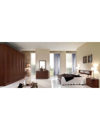 CAMERA PATINATA NOCE COMPLETA