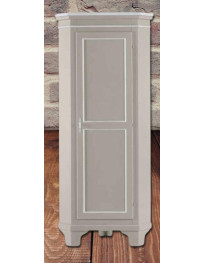 ANGOLIERA 1 PORTA  LACCATA GRIGIO  ANTICHIZZATA.