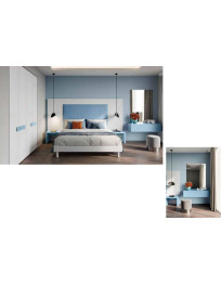 CAMERA CASSETTONE APPESO