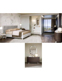 CAMERA DA LETTO MODERNA CON COMO ROTONDA