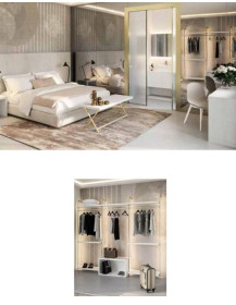 CAMERA MODERNA CON CABINA ARMADIO