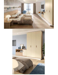 CAMERA MODERMA CON ARMADIO E SCRIVANIA