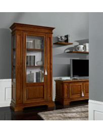 ARGENTIERA 1 ANTA SINISTRA TUTTA  A  VETRO E PANNELLI BUGNATI.