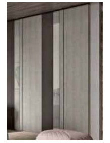 COMPOSIZIONE CAMERA COMPOSTA : ARMADIO A BATTENTE 4 ANTE