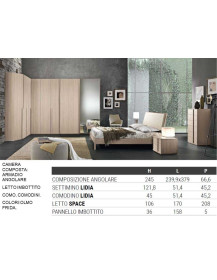 CAMERA COMPOSTA: ARMADIO ANGOLARE