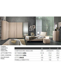 CAMERA COMPOSTA: ARMADIO ANGOLARE