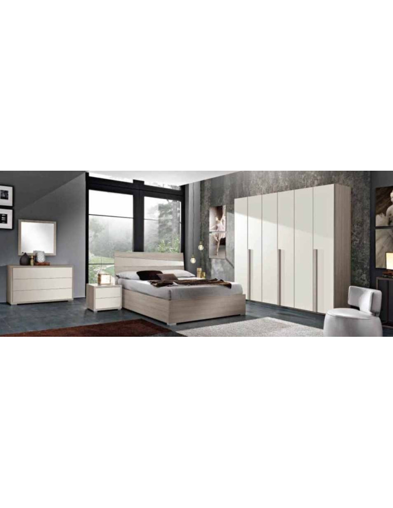 CAMERA COMPOSTA: ARMADIO A 6 ANTE A BATTENTE