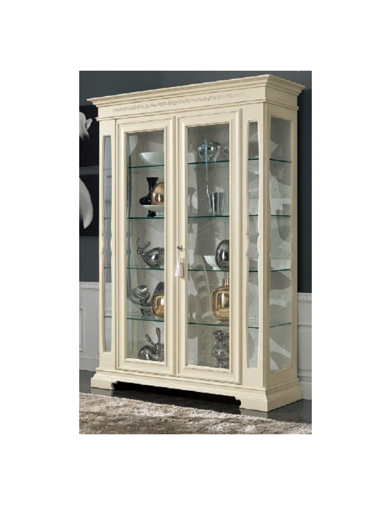 ARGENTIERA  2 ANTE E LATERALI  A  VETRO