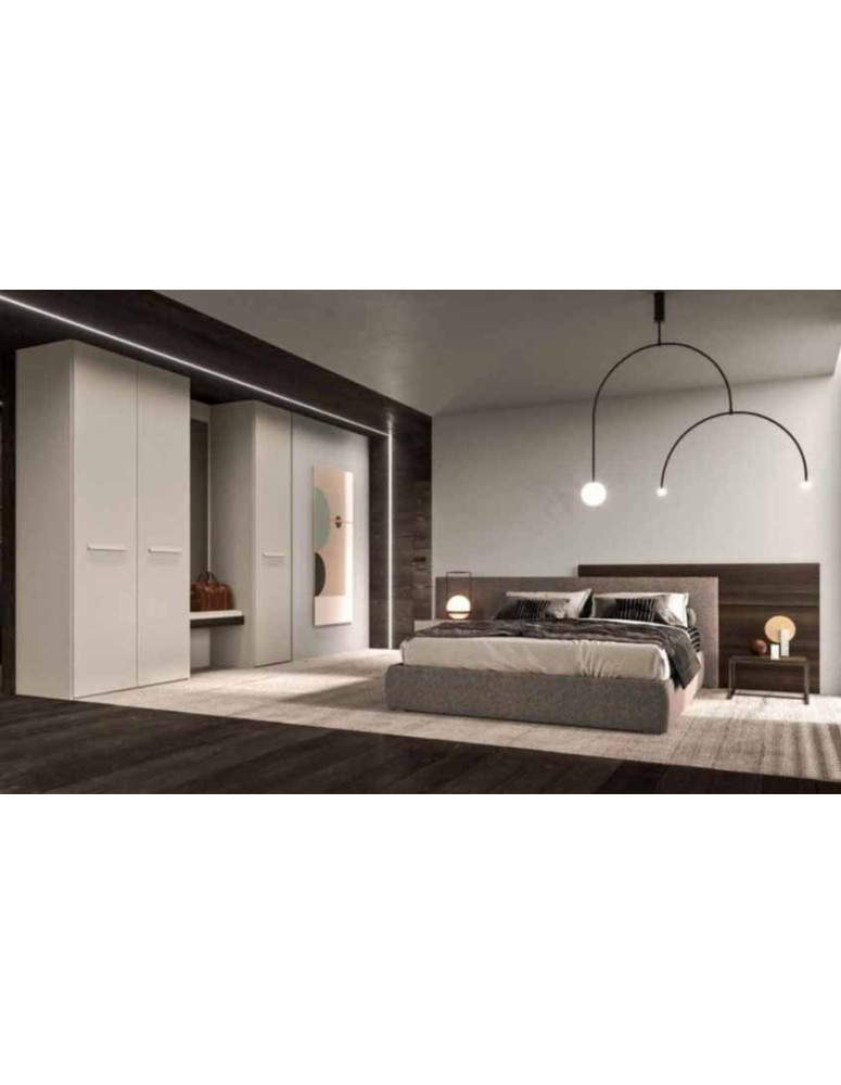 CAMERA COMPLETA CON ARMADIO A BATTENTE A INSERTO PER PETINOUSE