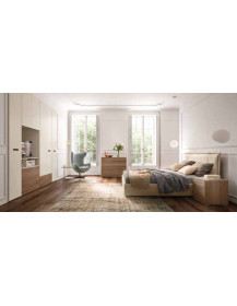 CAMERA MODERNA COMPLETA CON ARMADIO CON VANO PORTA TV