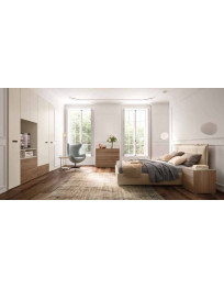 CAMERA MODERNA COMPLETA CON ARMADIO CON VANO PORTA TV