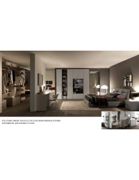 LETTO CON CONTENITORE BIANCO