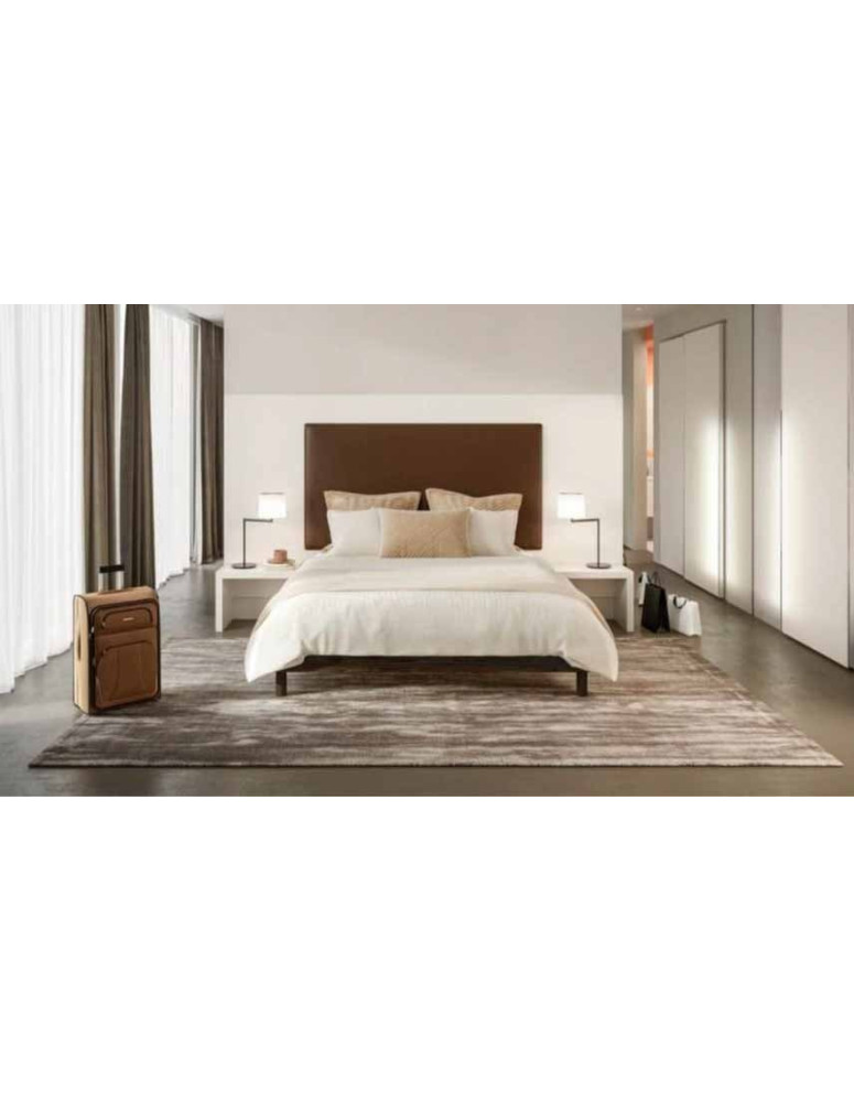 CAMERA MODERNA CON ARMADIO SCORREVOLE 2 ANTE E PARETE