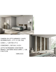 CAMERA DA LETTO:ARMADIO 3 ANTE SCORREVOLE