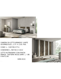 CAMERA DA LETTO:ARMADIO 3 ANTE SCORREVOLE