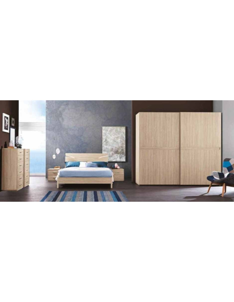 CAMERA COMPOSTA:ARMADIO 2 ANTE SCORREVOLI