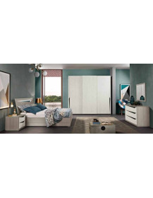 CAMERA DA LETTO CON ARMADIO 3 ANTE SCORREVOLE