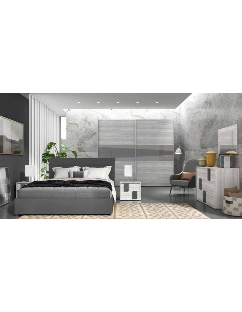 CAMERA COMPLETA CON LETTO IMBOTTITO