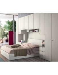 ARMADIO A PONTE CON  LETTO