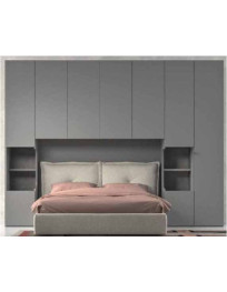 CAMERA CON ARMADIO A PONTE E LETTO CON CASSONE