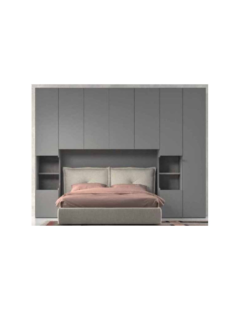 CAMERA CON ARMADIO A PONTE E LETTO CON CASSONE