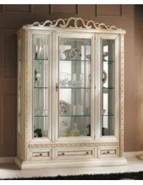 VETRINA FLOREALE  CON INTAGLI