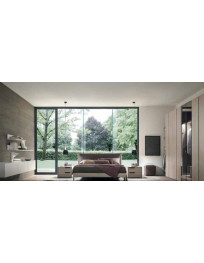 CAMERA MODERNA CON ARMADIO CON SPECCHI TRASPARENTI