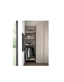 CAMERA MODERNA CON ARMADIO CON SPECCHI TRASPARENTI