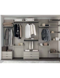 CAMERA MODERNA SOLUZIONI CON ARMADIO ESTERNO A CABINA