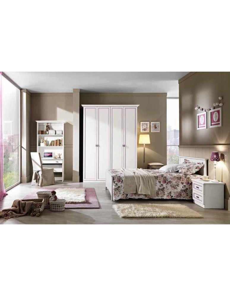 CAMERETTA COMPLETA CON PROFILI SUL VIOLETTO