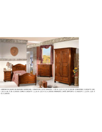 CAMERETTA IN LEGNO IN FRASSINO VERNICIATA