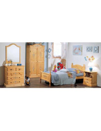 CAMERETTA MASSICCIO DECORATA IN LEGNO DI PINO