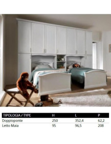 CAMERETTA A PONTE CON 2 LETTI