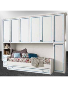 CAMERETTA A PONTE CON PROFILI AZZURRINI