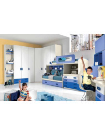 CAMERETTA ANGOLARE CON DUE LETTI