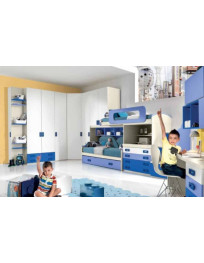 CAMERETTA ANGOLARE CON DUE LETTI